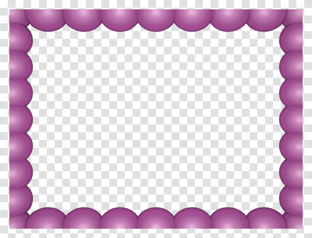 Pink Purple Bubbly Pearls Rectangular Powerpoint Border Borders, Sphere, Person, Human Transparent Png