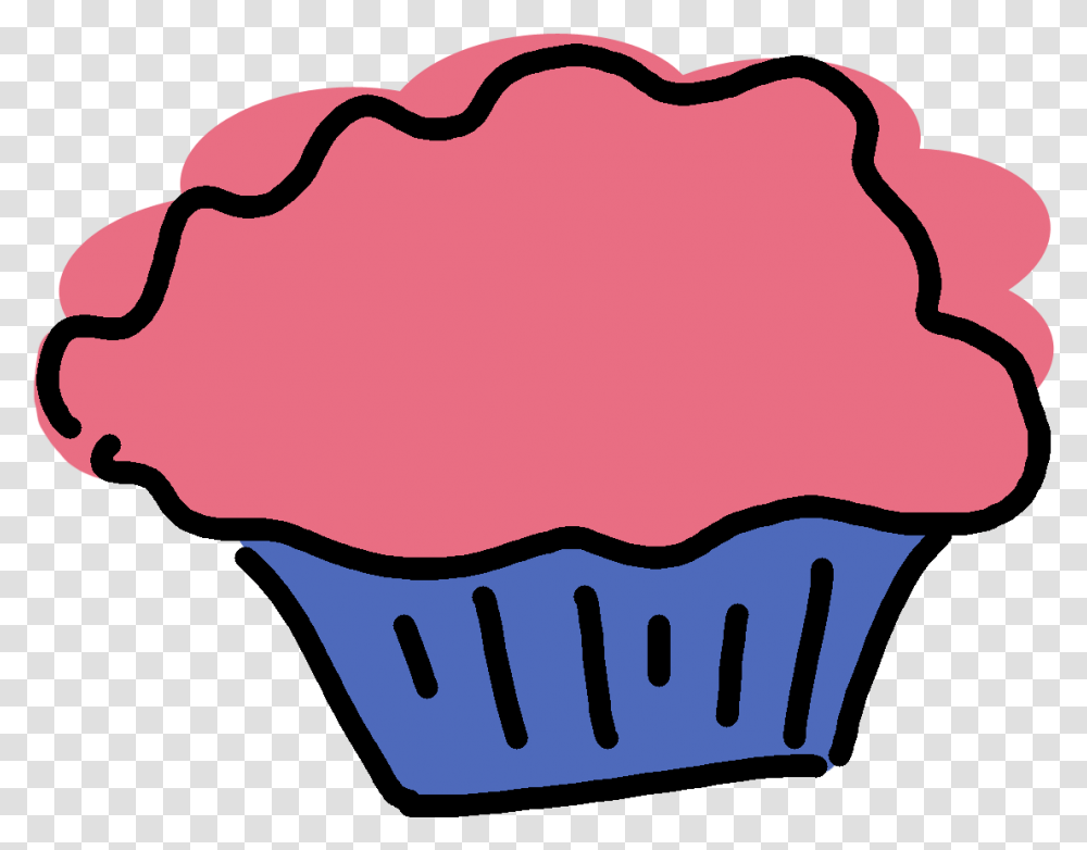 Pink Purple Cupcake Clipart Cupcake Free Clipart, Cream, Dessert, Food, Creme Transparent Png