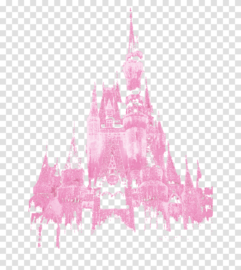 Pink Purple Violet Sleeping Beauty Castle Pink, Architecture, Building, Spire, Tower Transparent Png