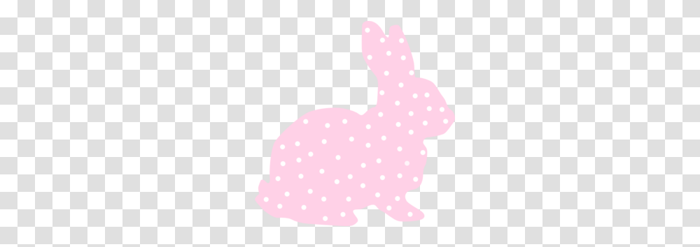 Pink Rabbit Cliparts, Texture, Figurine, Cushion, Polka Dot Transparent Png