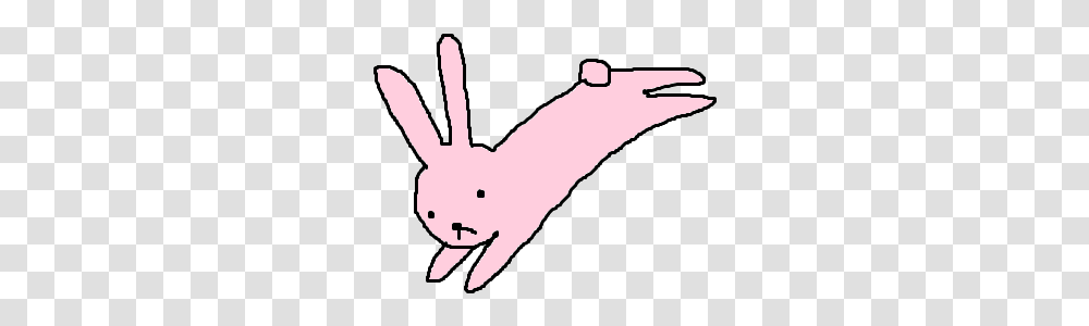 Pink Rabbit Gif Pink Bunny, Mammal, Animal, Rodent, Person Transparent Png