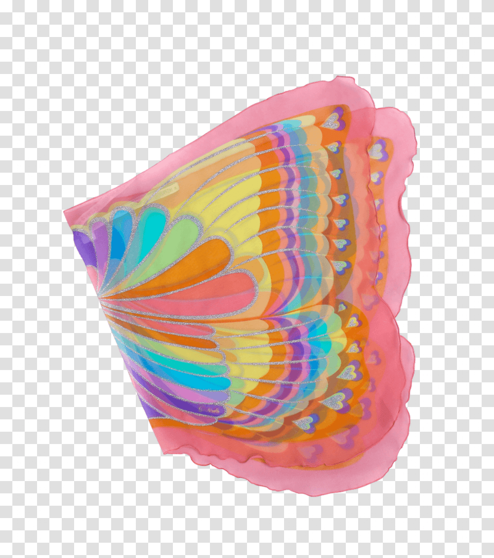 Pink Rainbow Butterfly Wings Art, Diaper, Insect, Invertebrate, Animal Transparent Png