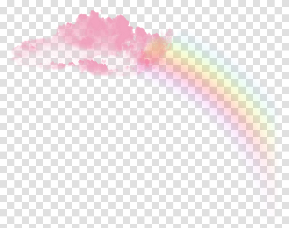 Pink Rainbow Sticker Aesthetic Rainbow Cloud, Nature, Outdoors, Sky, Purple Transparent Png