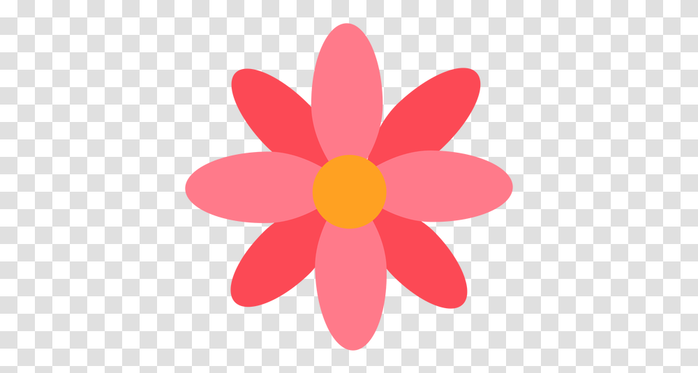 Pink Red Flower Flat & Svg Vector File Cuba Map With Star, Plant, Blossom, Daisy, Daisies Transparent Png