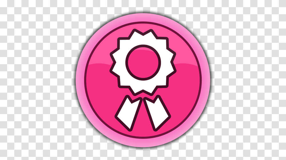 Pink Reward Button Pink Animal Crossing Icon, Logo, Symbol, Trademark, Badge Transparent Png