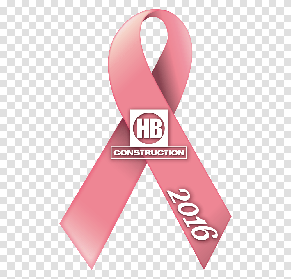 Pink Ribbon Hb Construction Graphics, Text, Label, Sash, Tie Transparent Png