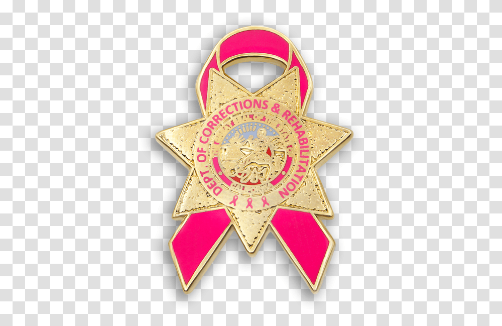 Pink Ribbon, Logo, Trademark, Badge Transparent Png