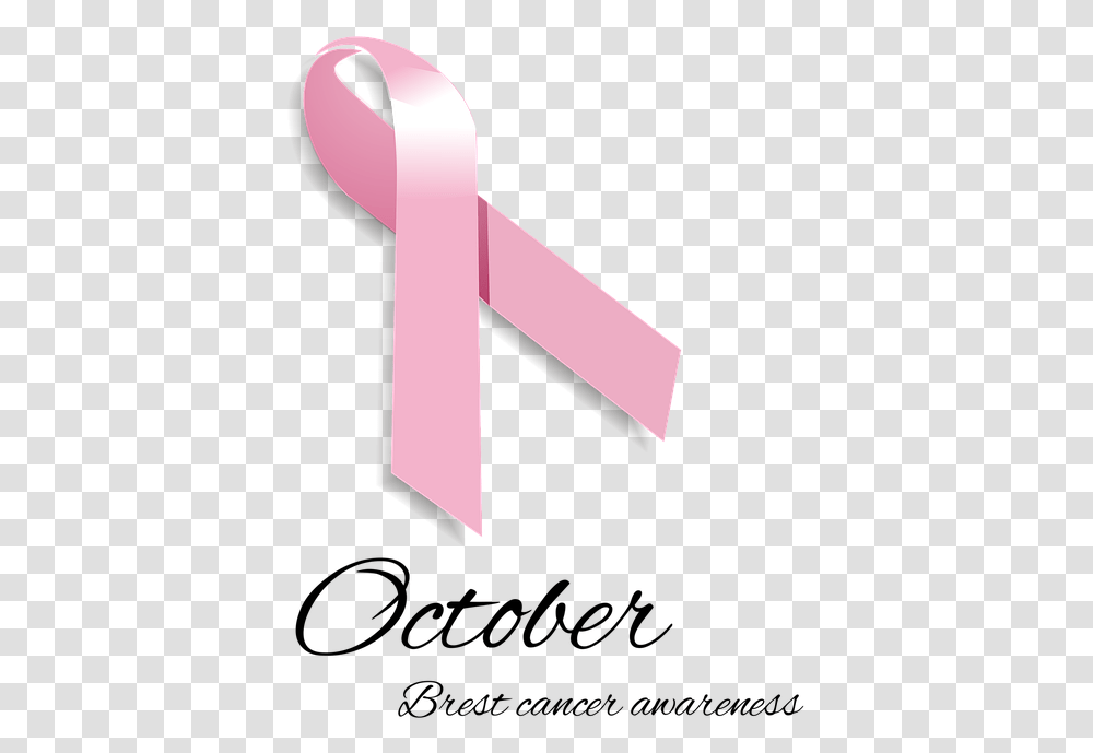 Pink Ribbon October Breast Cancer Awareness Woman Marking Tools, Tie, Accessories, Accessory, Necktie Transparent Png