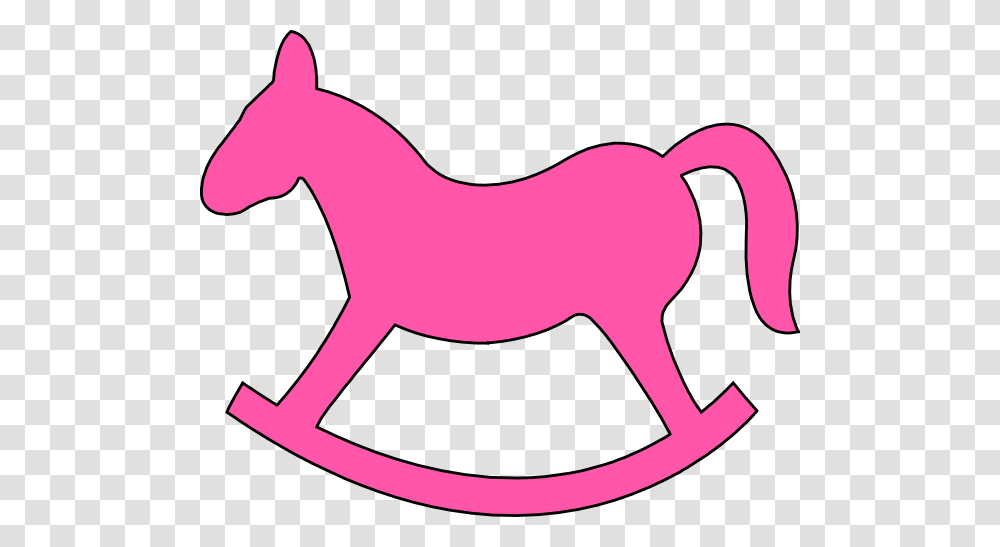 Pink Rocking Horse Clip Art, Label, Mammal, Animal Transparent Png