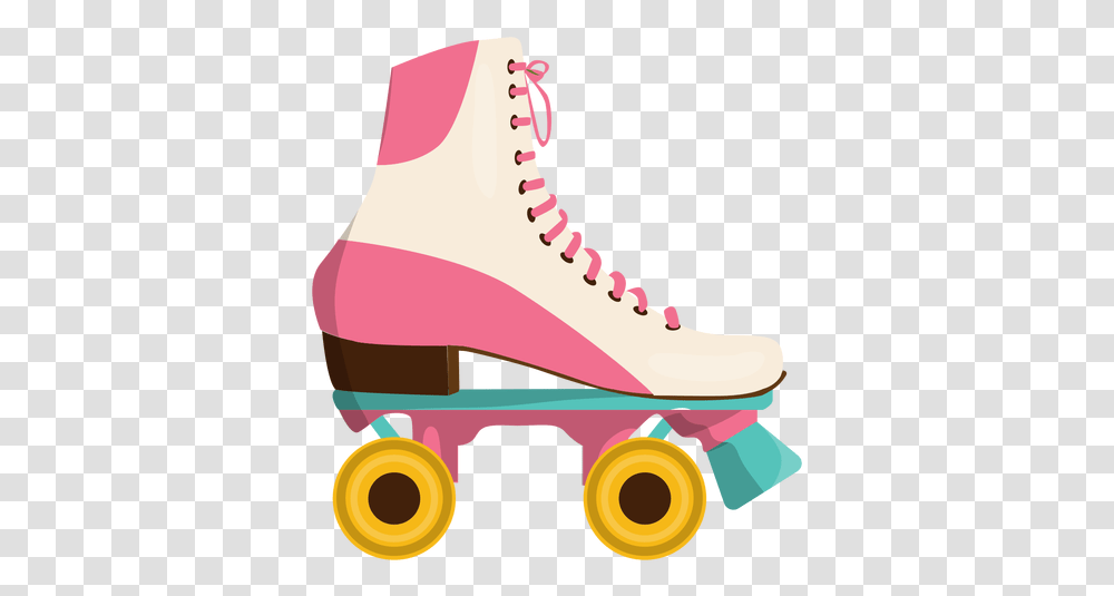Pink Roller Skate Shoe Roller Skate, Footwear, Clothing, Apparel, Sport Transparent Png