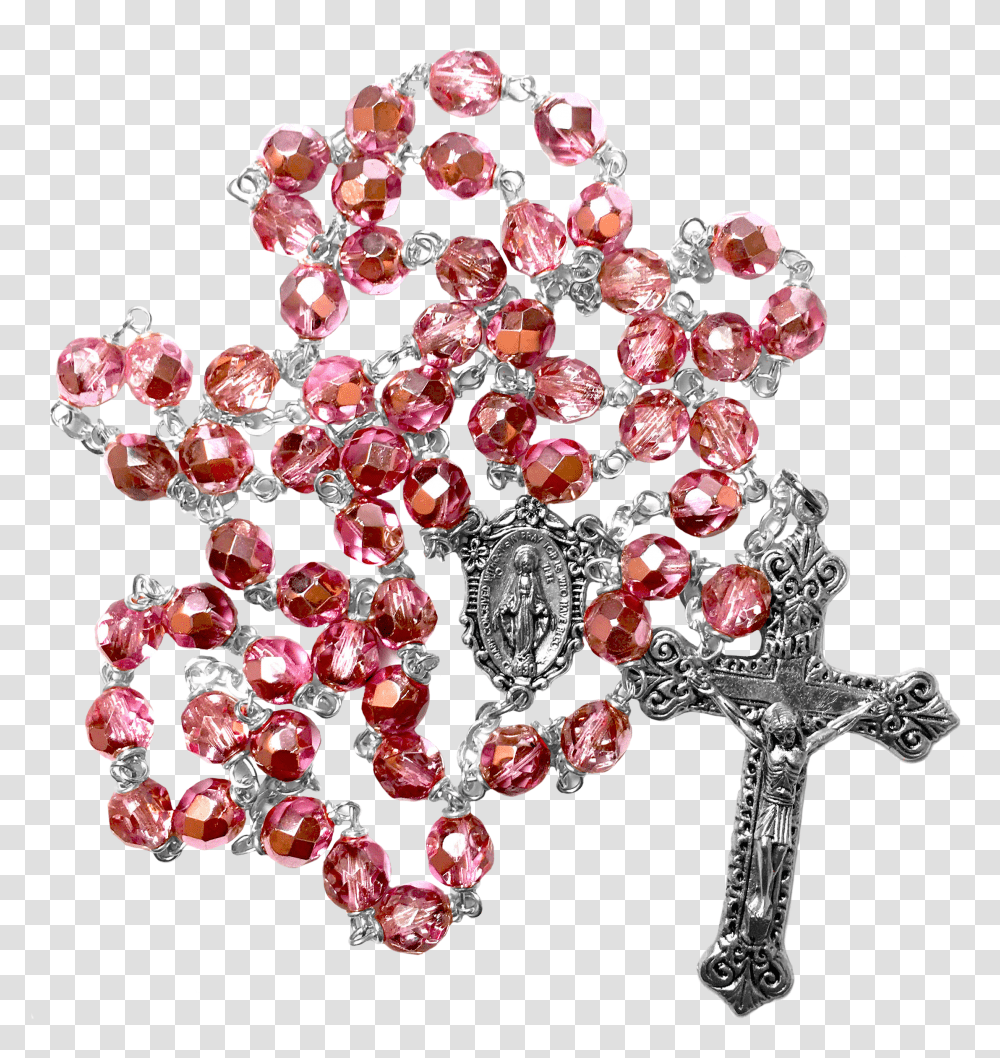 Pink Rosary Transparent Png