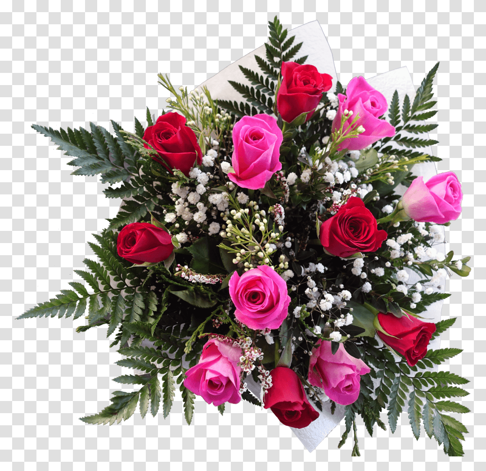 Pink Rose Bouquet Garden Roses, Plant, Flower Bouquet, Flower Arrangement, Blossom Transparent Png