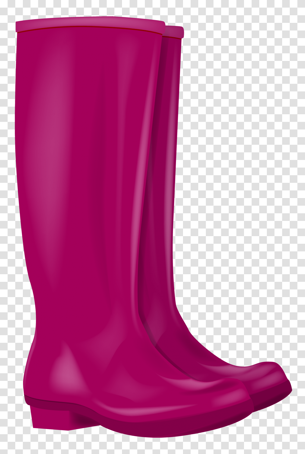 Pink Rubber Boots Clipart Image, Apparel, Purple, Cape Transparent Png