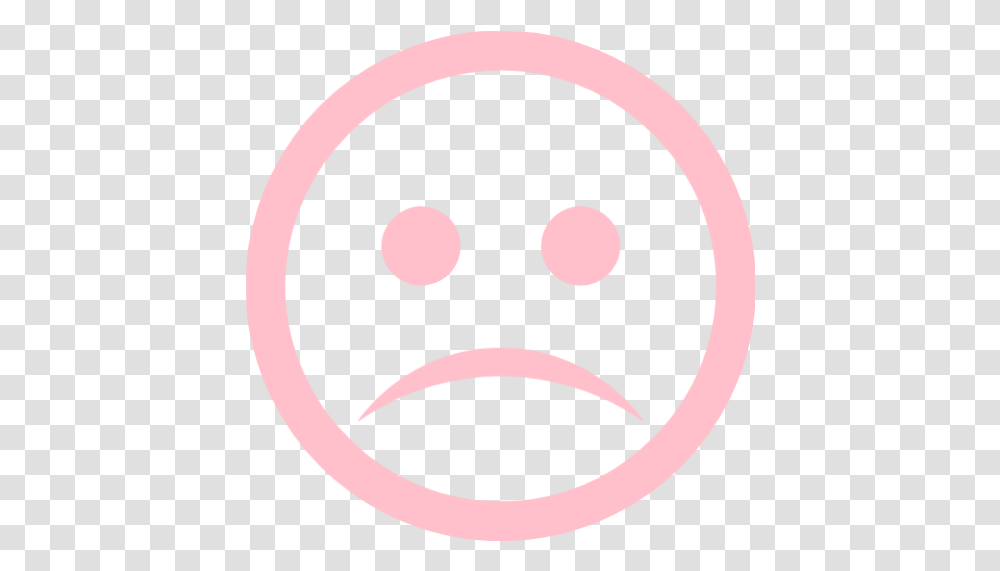 Pink Sad Icon Free Pink Emoticon Icons, Bowl, Maroon, Pac Man Transparent Png