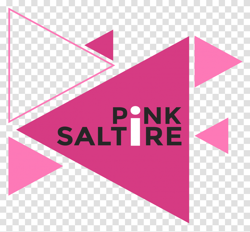 Pink Saltire 2017 Square Graphic Design, Triangle Transparent Png