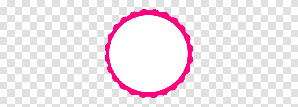 Pink Scallop Circle Frame Clip Art, Balloon, Outdoors, Nature, Stain Transparent Png