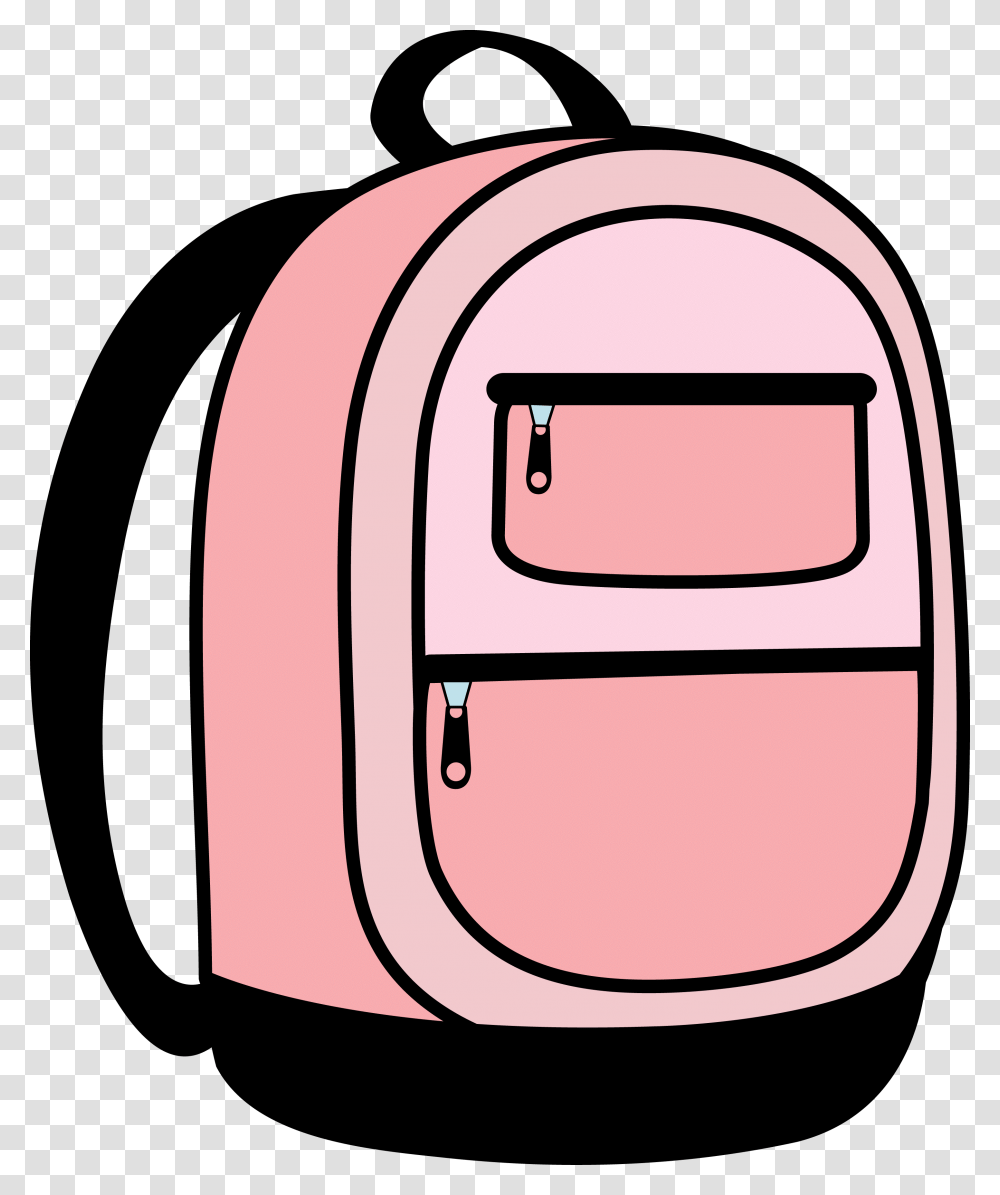 Pink School Cliparts, Bag, Mailbox, Letterbox Transparent Png