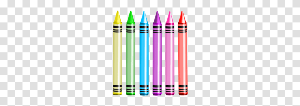 Pink School Supplies Clipart, Crayon Transparent Png