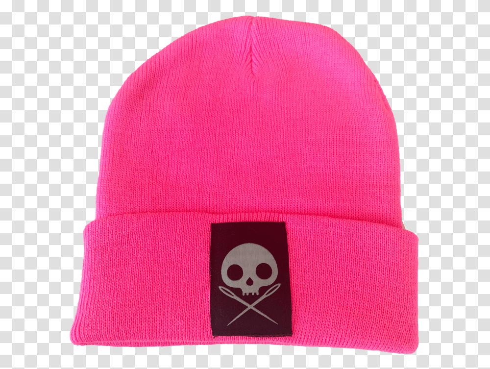 Pink Sewing Needle Skull Beanie New York Botanical Garden, Clothing, Apparel, Cap, Hat Transparent Png