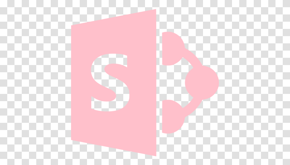 Pink Share Point Icon Share It Icon Aesthetic Pink, Number, Symbol, Text, Alphabet Transparent Png
