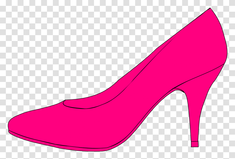 Pink Shoes Clipart, Apparel, Footwear, High Heel Transparent Png