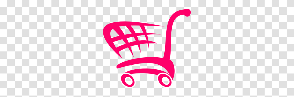 Pink Shopping Cart Clip Art, Chair, Furniture, Transportation Transparent Png