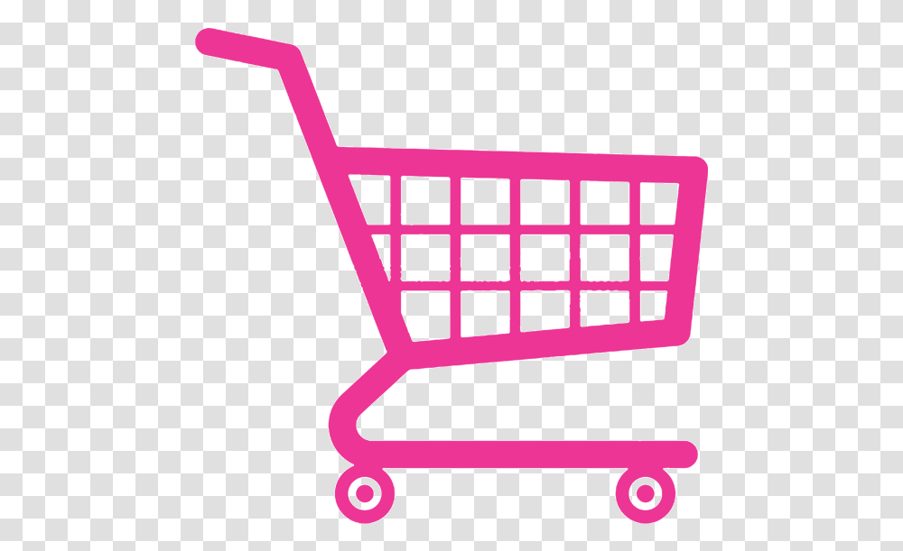 Pink Shopping Cart Icon Red Shopping Cart Logo Transparent Png