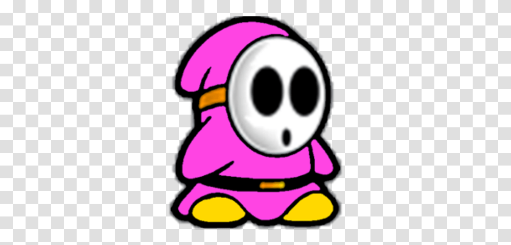Pink Shy Guy Roblox Paper Mario Shy Guy, Label, Text, Drawing, Art Transparent Png