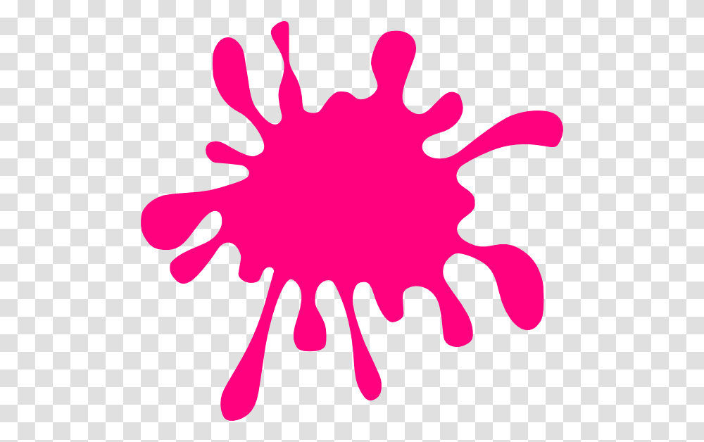 Pink Slash Paint Black Colour Art Clip, Stain, Plant, Petal, Flower Transparent Png