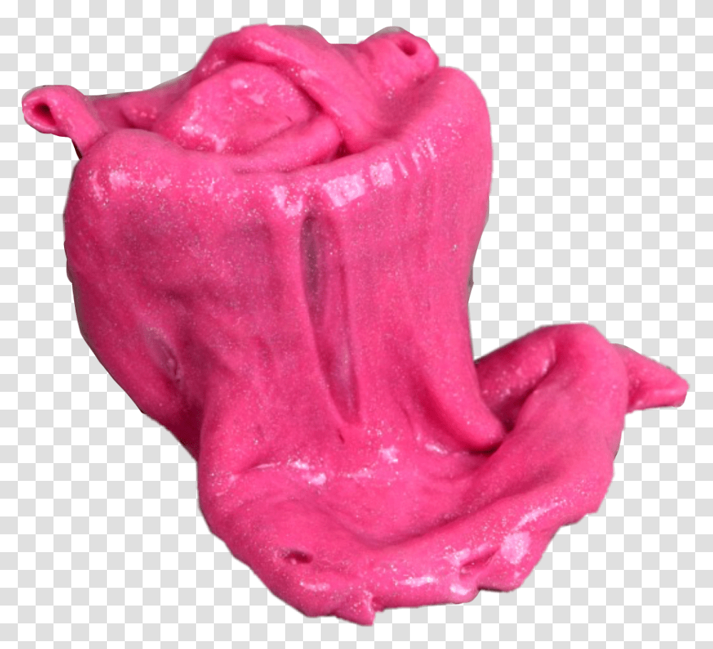 Pink Slime Gooey Freetoedit Pink Slime, Rose, Flower, Plant, Icing Transparent Png
