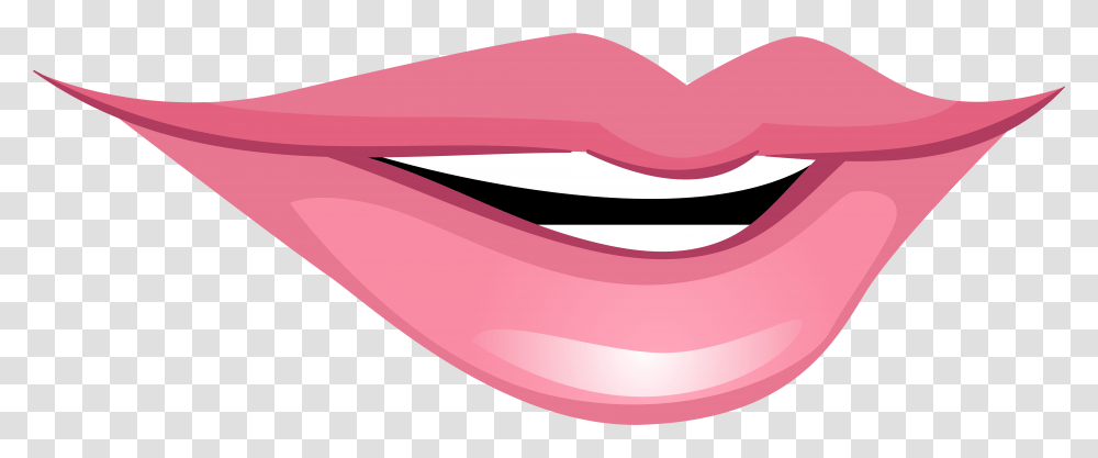 Pink Smiling Mouth Clip Art Clip Art Mouth, Teeth, Tongue Transparent Png
