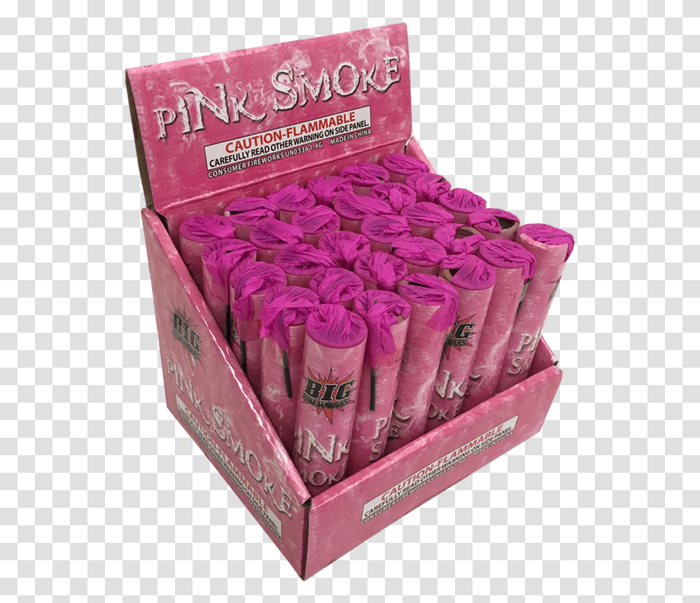 Pink Smoke Smoke Bomb, Box, Weapon, Weaponry, Dynamite Transparent Png