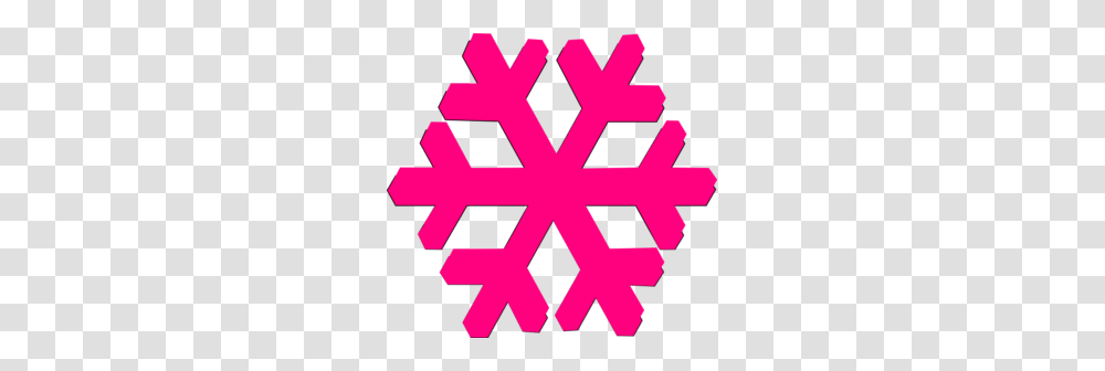 Pink Snow Cliparts, Snowflake, Emblem, Poster Transparent Png