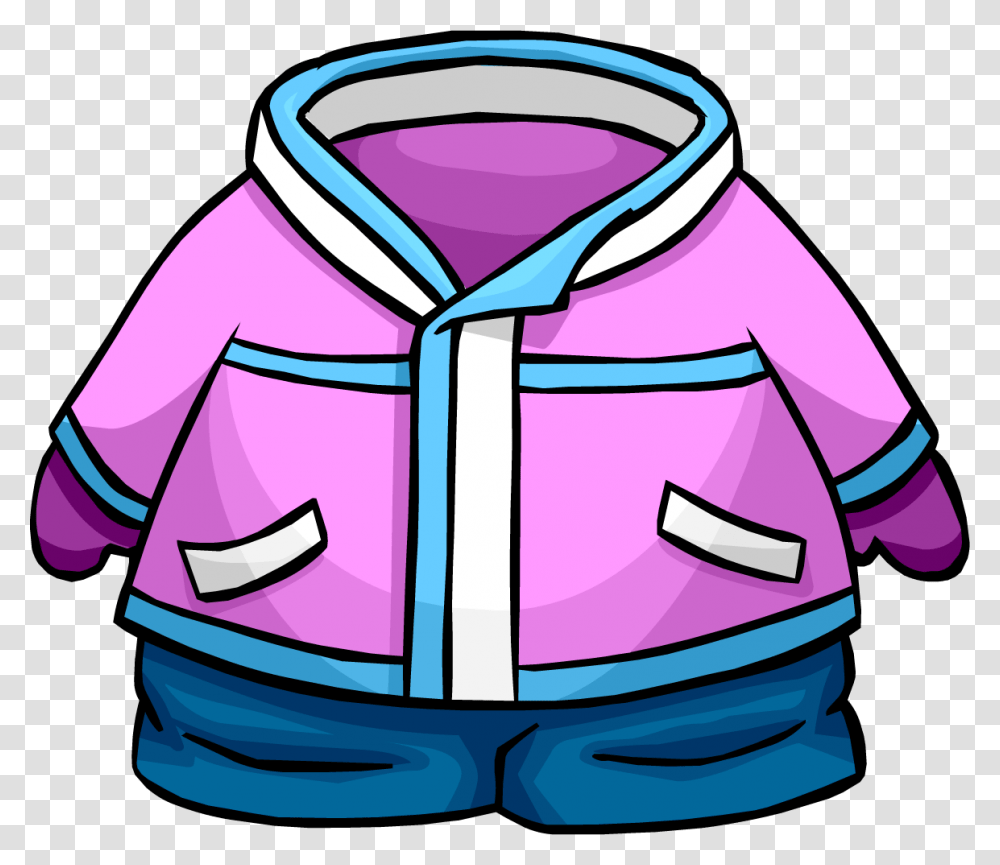 Pink Snowsuit Club Penguin Wiki Fandom Powered, Apparel, Coat, Hood Transparent Png