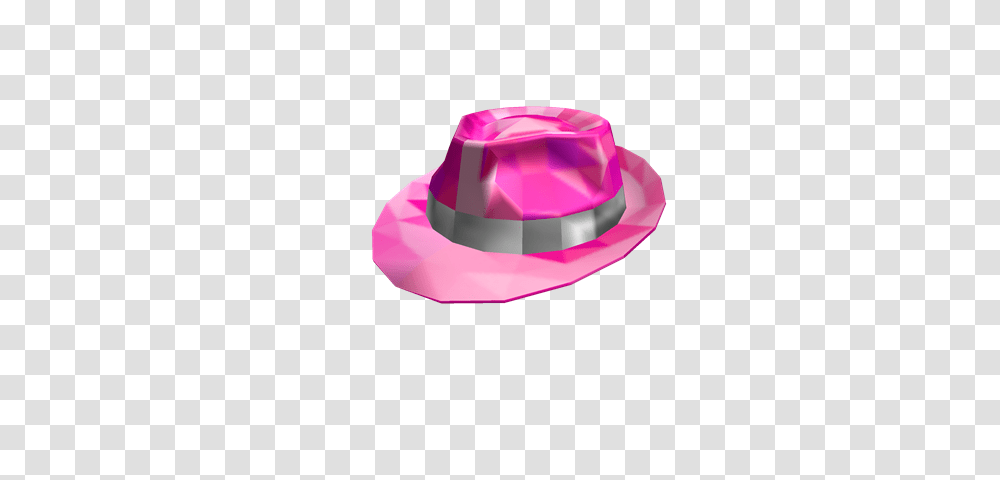 Pink Sparkle Time Fedora, Apparel, Hat, Sun Hat Transparent Png
