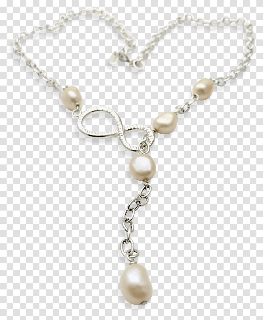 Pink Spring Lariat Necklace With Infinity Eight Pendant Pearl, Accessories, Accessory, Jewelry, Diamond Transparent Png