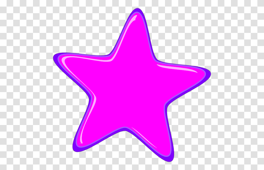Pink Star Border Clip Art, Star Symbol Transparent Png