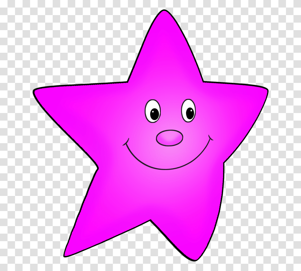 Pink Star Clipart Draw Pink Smiling Star Clipart Full Star Shape Clip Art, Star Symbol Transparent Png