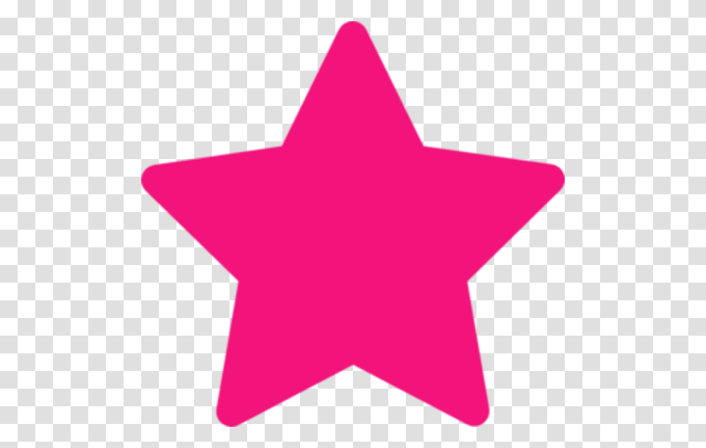 Pink Star Clipart, Star Symbol Transparent Png