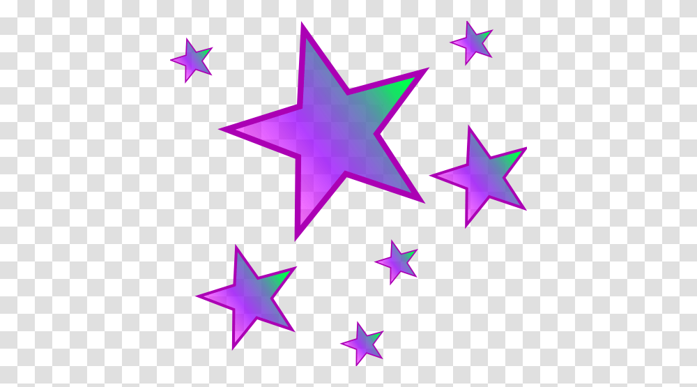 Pink Star Cluster Clip Art Free Cliparts, Star Symbol, Cross Transparent Png