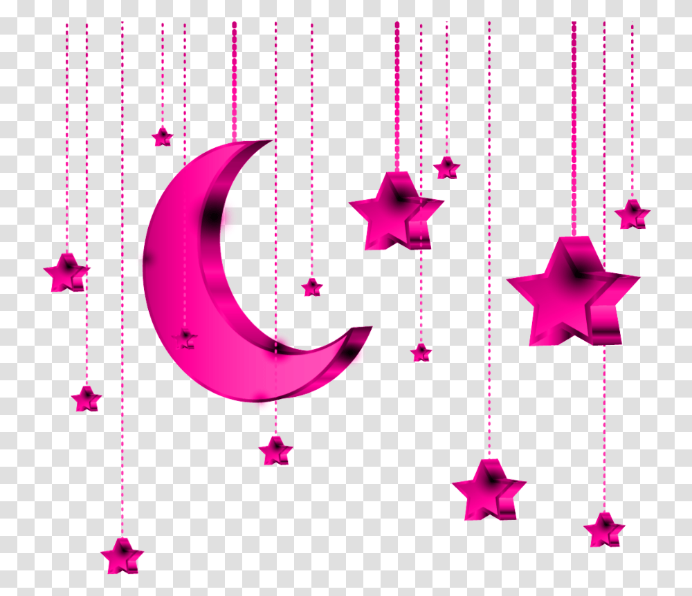 Pink Star Pink Star, Star Symbol, Cross, Purple Transparent Png