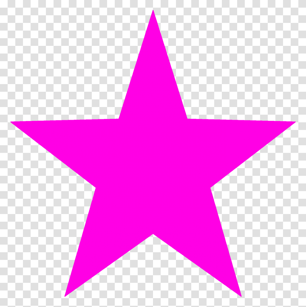 Pink Star Template Star Shape Violet, Star Symbol Transparent Png
