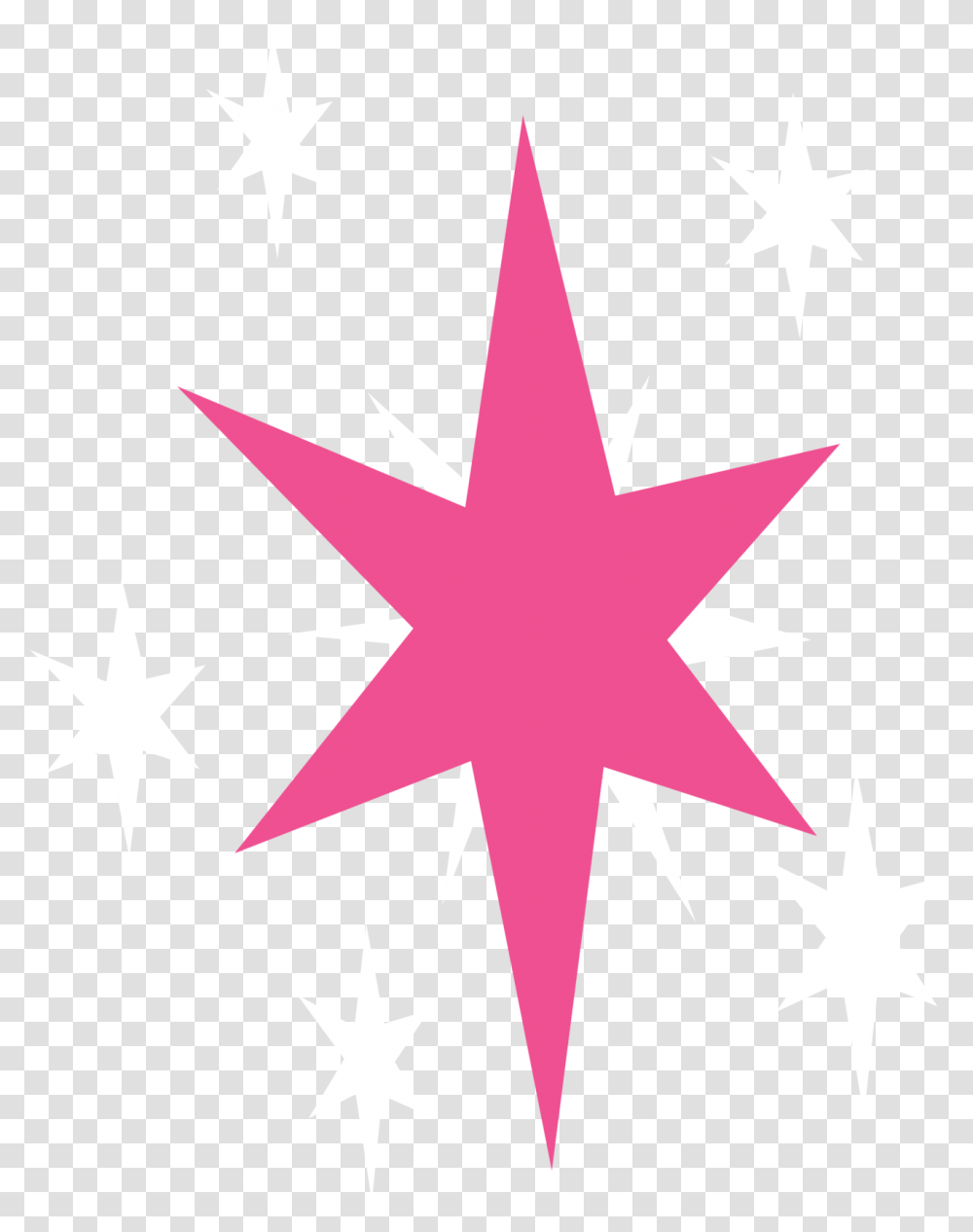 Pink Star Twilight Sparkle My Little Pony Cutie Marks, Symbol, Star Symbol, Cross Transparent Png