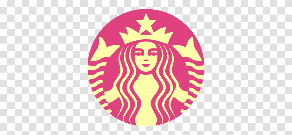 Pink Starbucks Logo Starbucks New Logo 2011, Symbol, Trademark, Badge, Rug Transparent Png