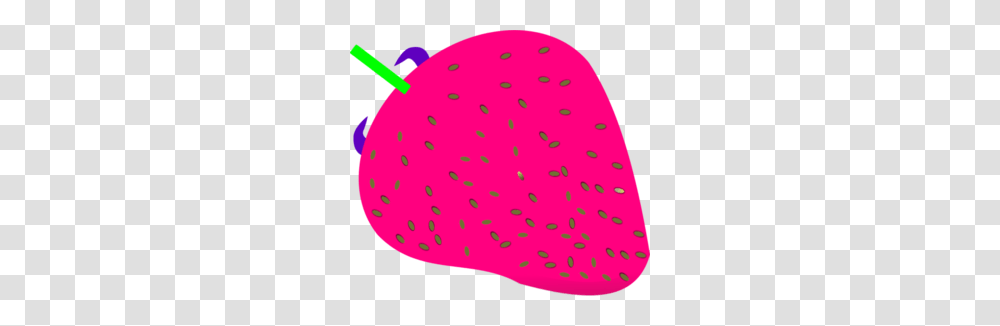 Pink Strawberry Clipart Nice Clip Art, Plant, Fruit, Food, Rug Transparent Png