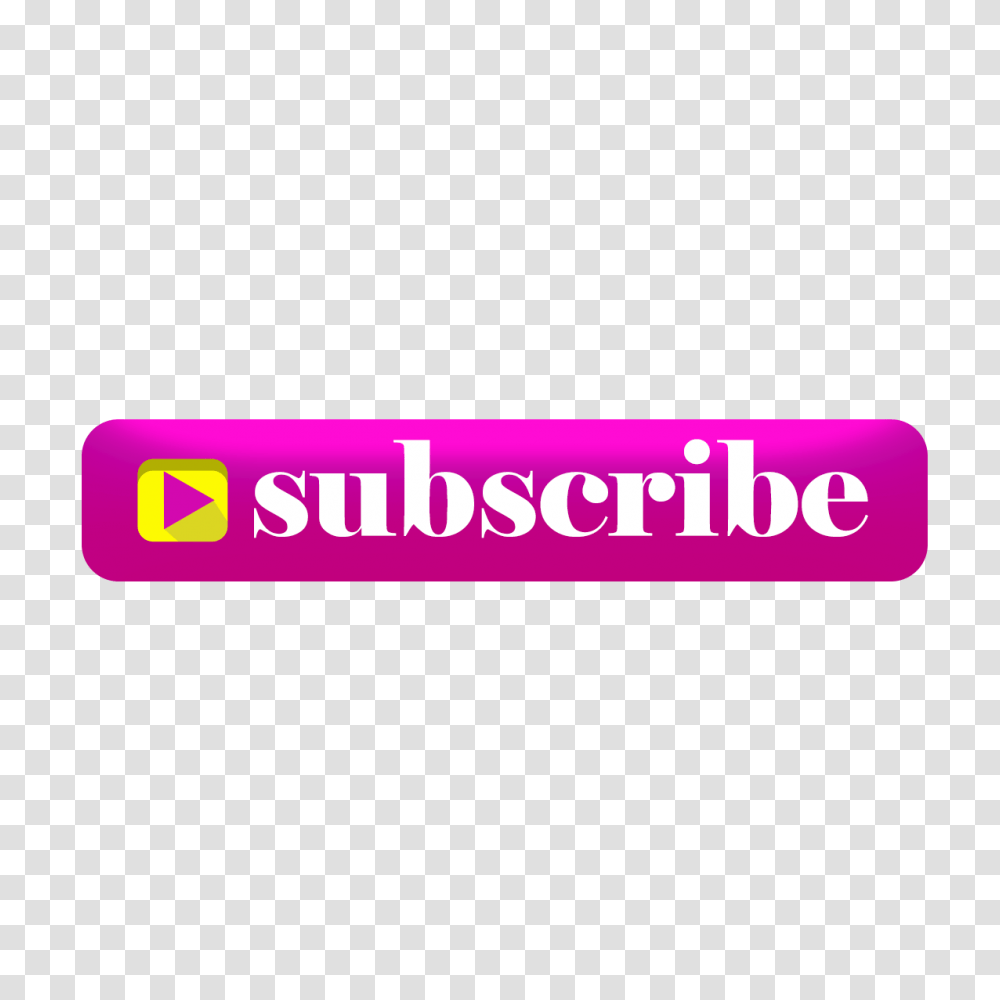 Pink Subscribe Download, Logo, Trademark Transparent Png