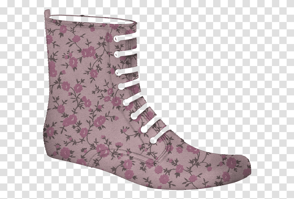 Pink Suede Fantasy Sock, Apparel, Footwear, Rug Transparent Png