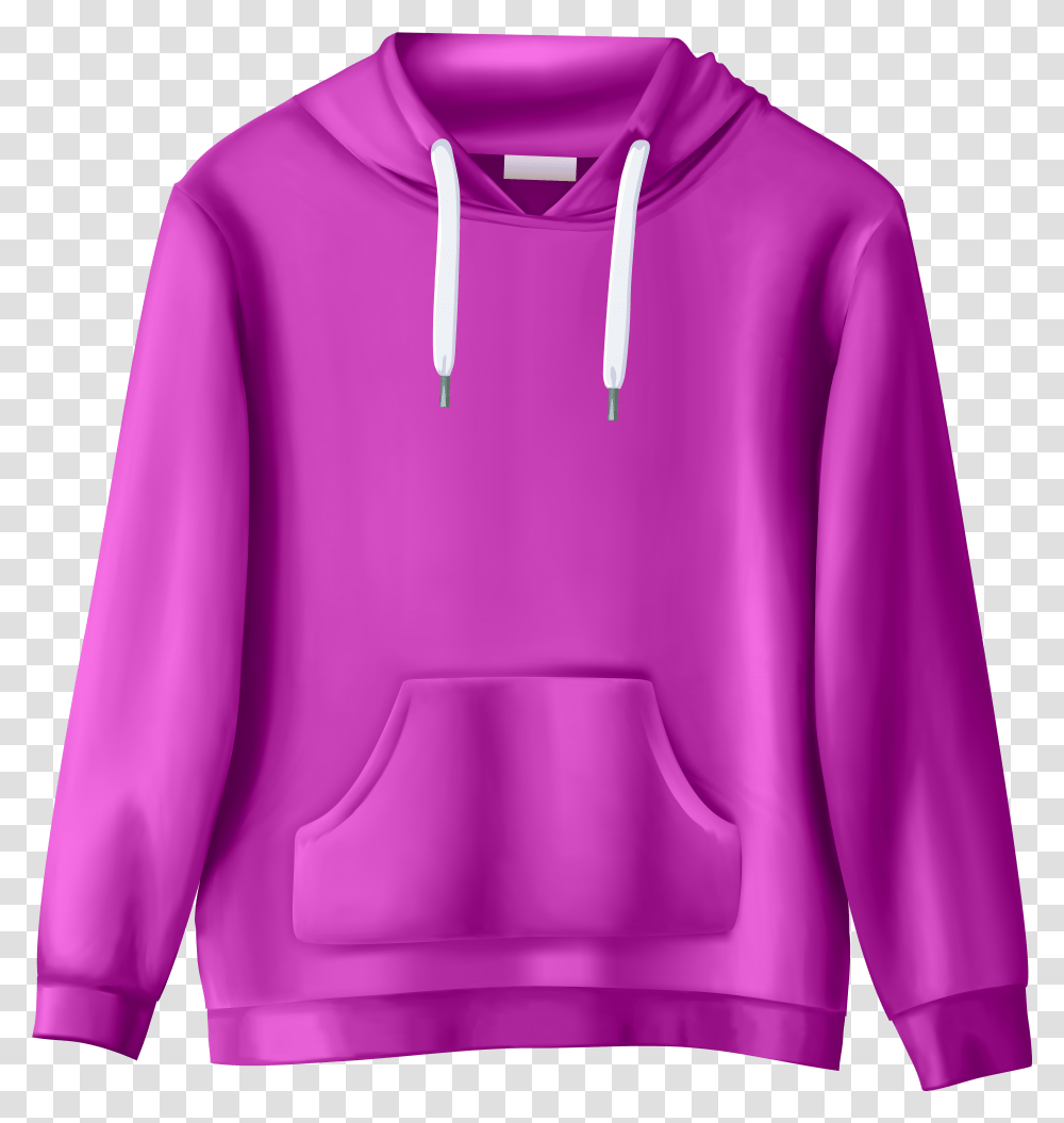 Pink Sweatshirt Clip Background Clothes Clipart, Apparel, Sweater, Hoodie Transparent Png