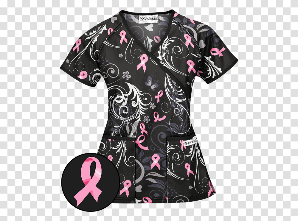 Pink Swirls, Dress, Pattern, Shirt Transparent Png