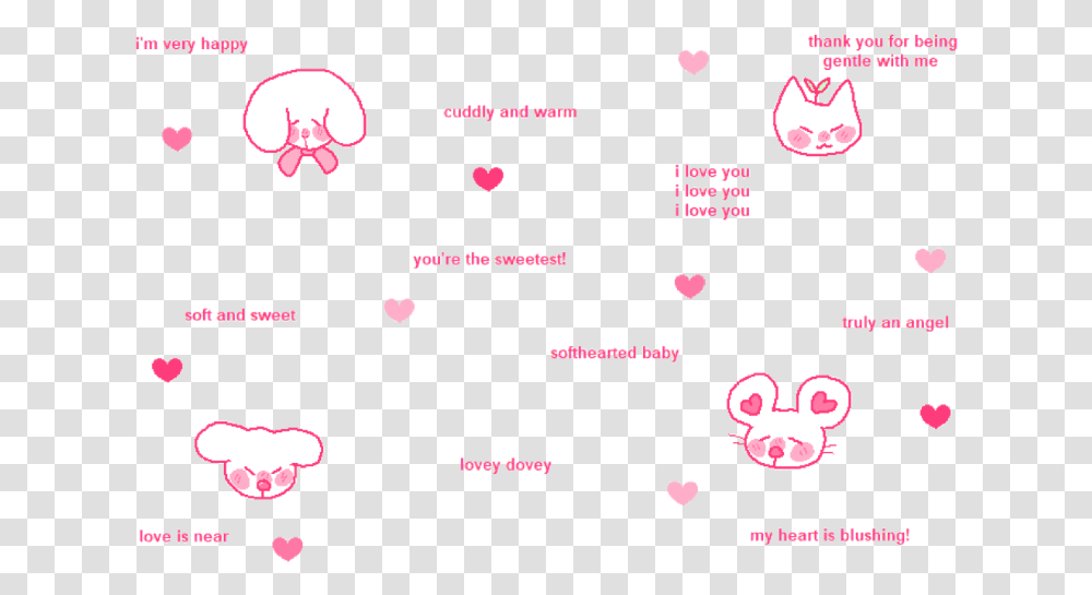 Pink Text Cute Soft Kawaii Love Lovecore Aesthetic Lovecore Aesthetic, Petal, Flower, Plant, Blossom Transparent Png